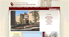 Desktop Screenshot of dentistry.ouhsc.edu