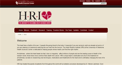 Desktop Screenshot of hri.ouhsc.edu