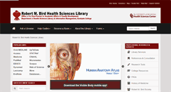 Desktop Screenshot of library.ouhsc.edu